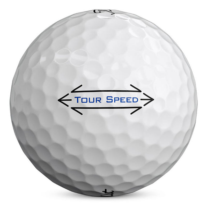 Titleist Tour Speed Golf Balls - White - 12 Pack