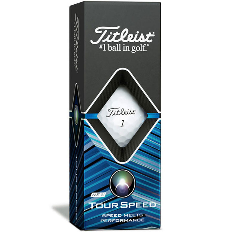 Titleist Tour Speed Golf Balls - White - 12 Pack