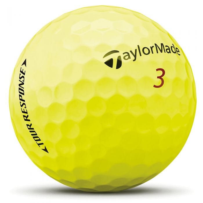 TaylorMade Tour Response Yellow Golf Balls - 12 Pack