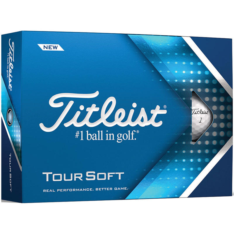 Titleist Tour Soft Golf Balls - White - Double Dozen