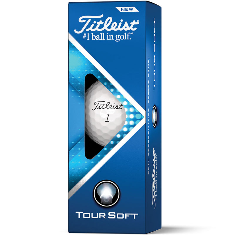 Titleist Tour Soft Golf Balls - White - Double Dozen