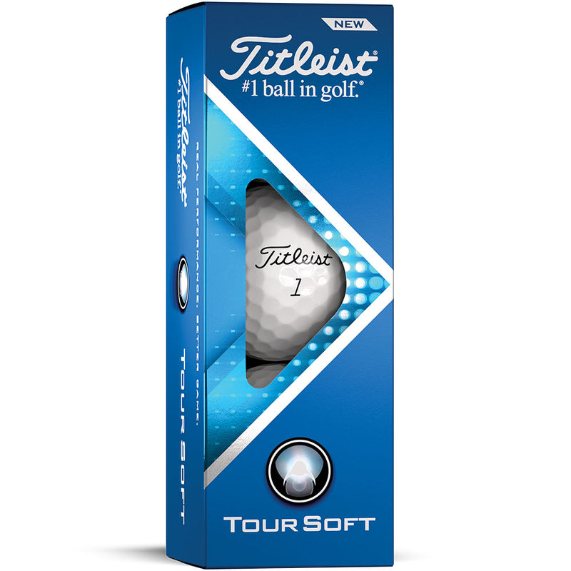 Titleist Tour Soft Golf Balls - White - Double Dozen