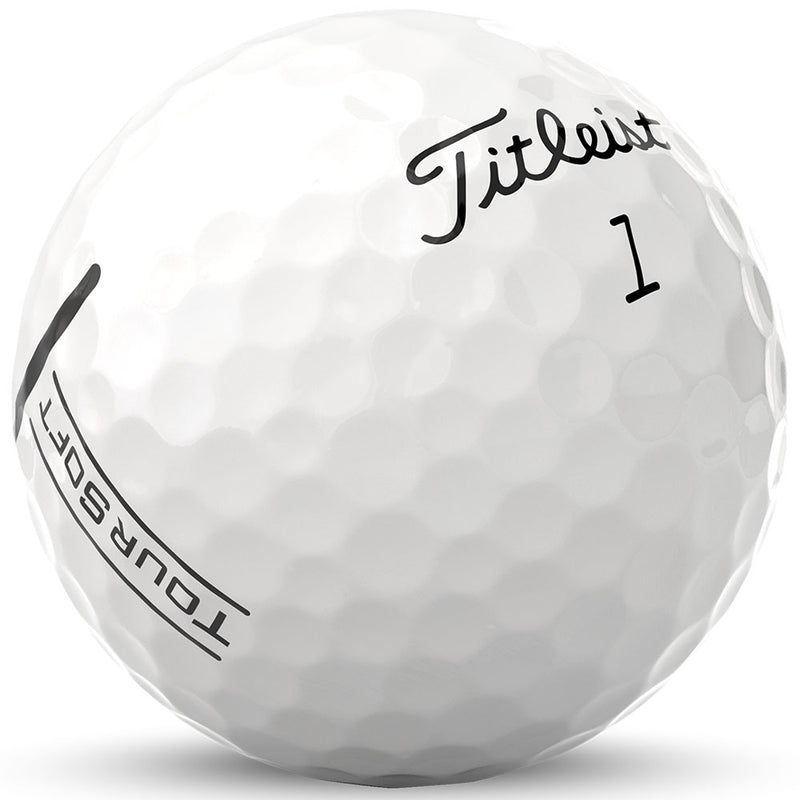 Titleist Tour Soft Golf Balls - White - Double Dozen