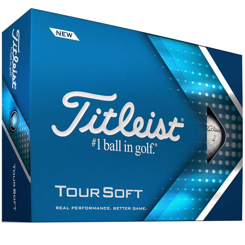 Titleist Tour Soft Golf Balls - White - Double Dozen