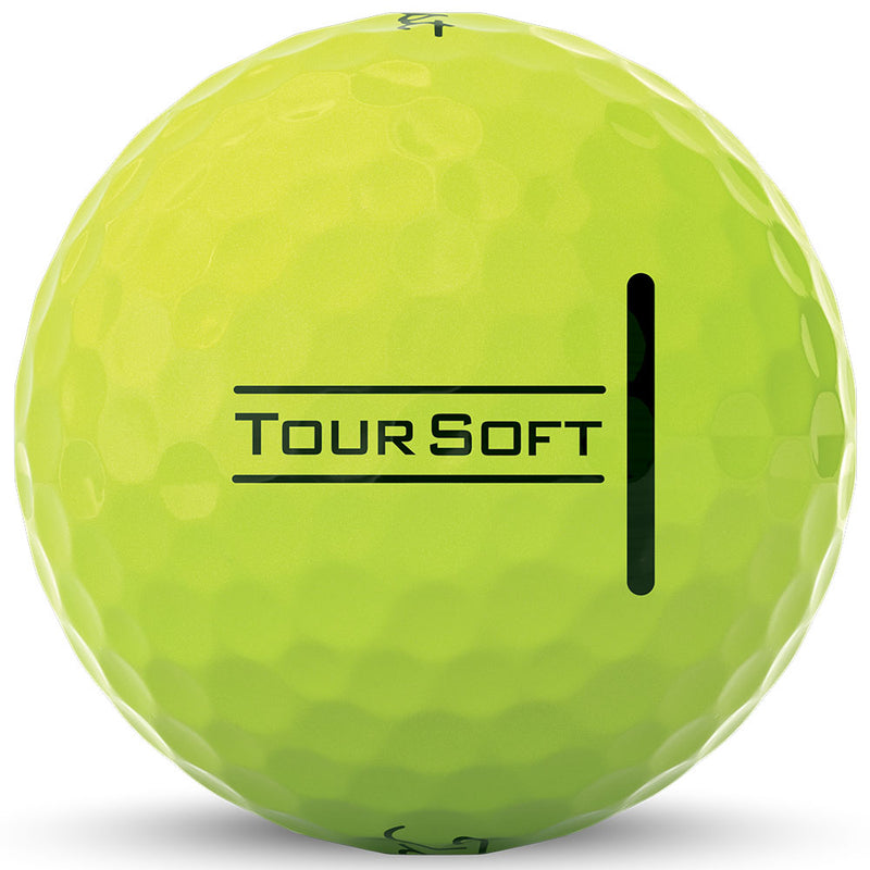 Titleist Tour Soft Golf Balls - Yellow - Double Dozen