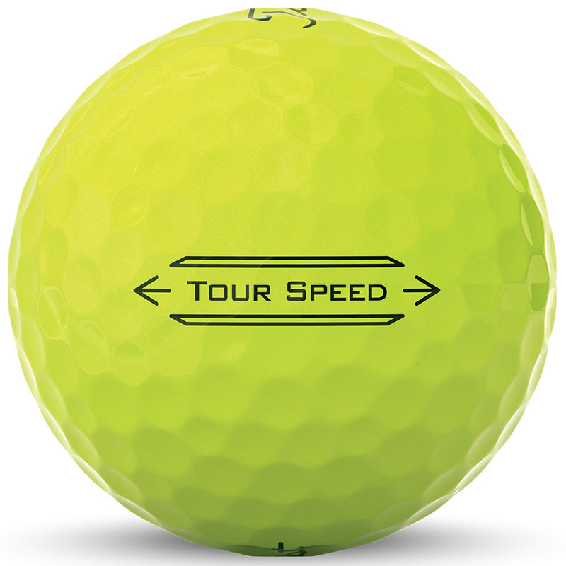 Titleist Tour Speed Golf Balls - Yellow - Double Dozen