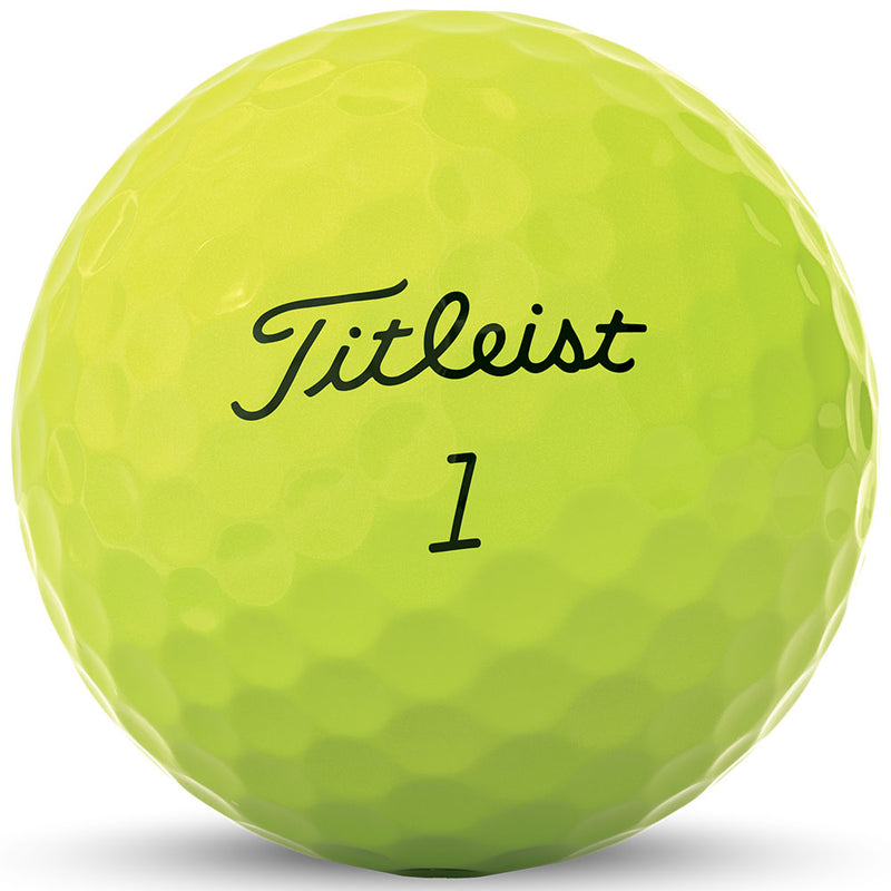 Titleist Tour Speed Golf Balls - Yellow - Double Dozen