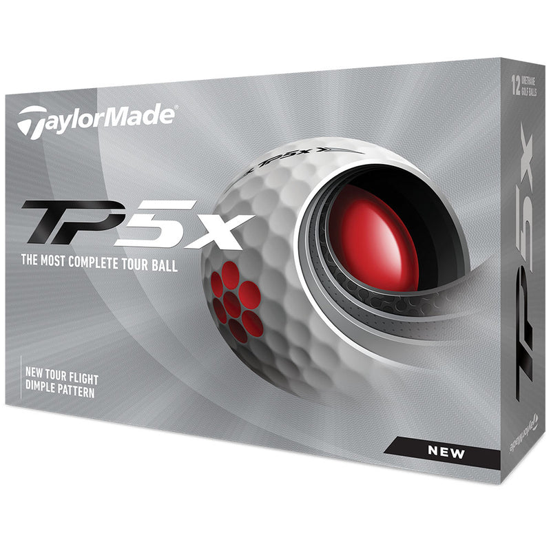 TaylorMade TP5x 4 for 3 Personalised Golf Balls - White