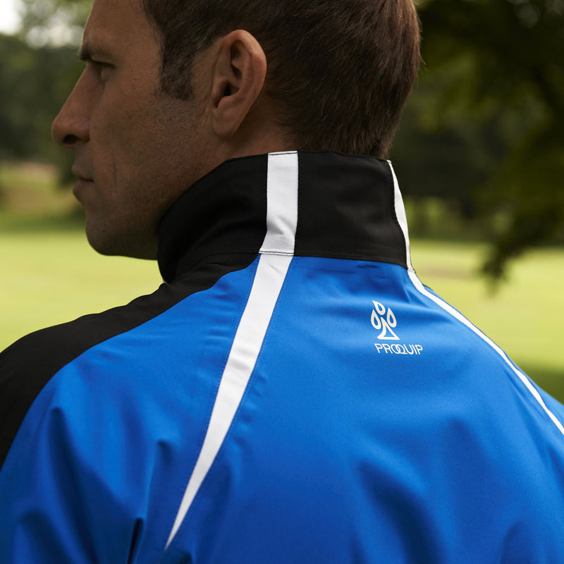 ProQuip Golf Trophy Waterproof Jacket - Cobalt/Black/White