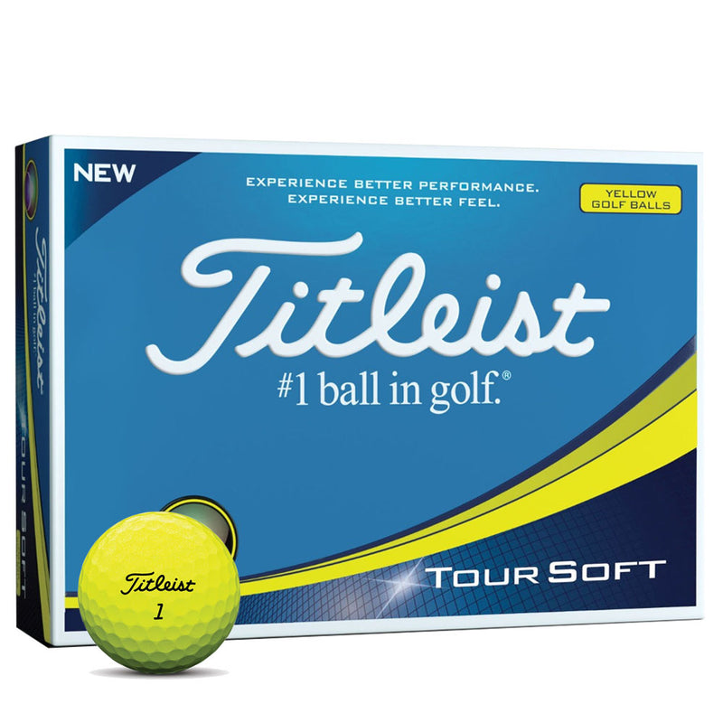 Titleist Tour Soft Yellow Golf Balls