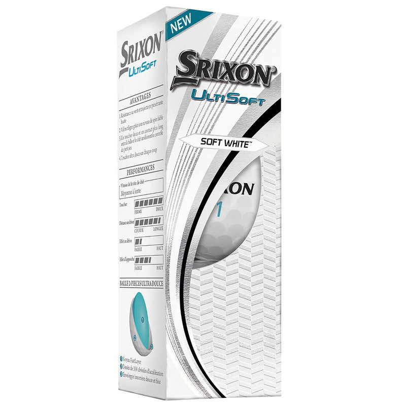 Srixon UltiSoft Golf Balls White - 12 Pack