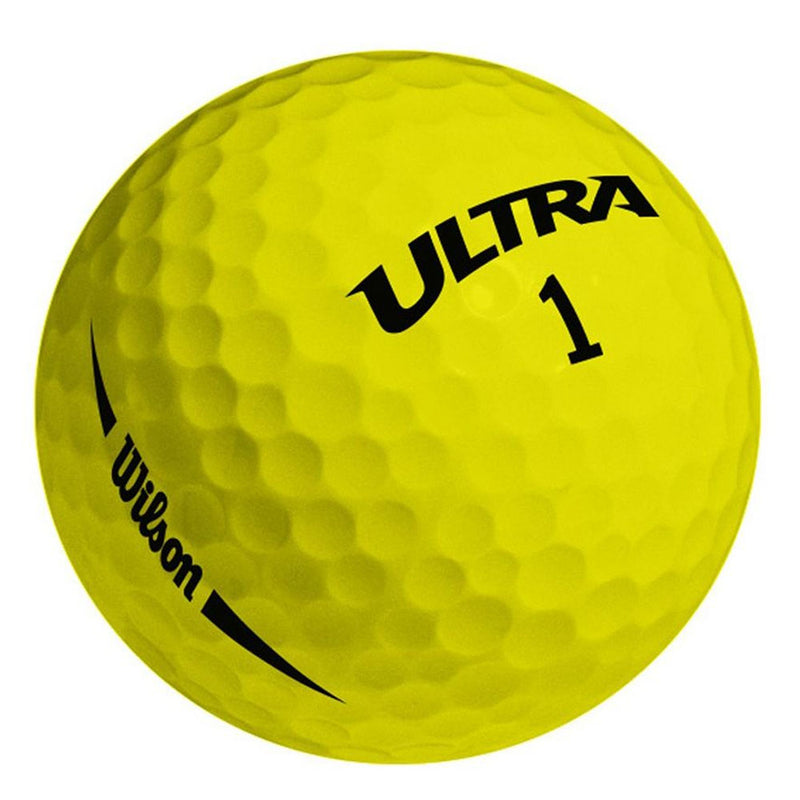 Wilson Ultra Ultimate Distance Golf Balls - Yellow - 15 Pack