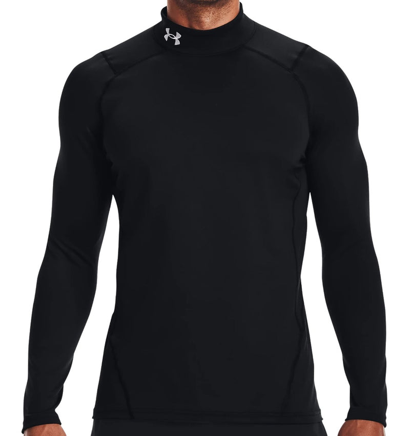 Under Armour ColdGear Armour Fitted Mock - Black/White