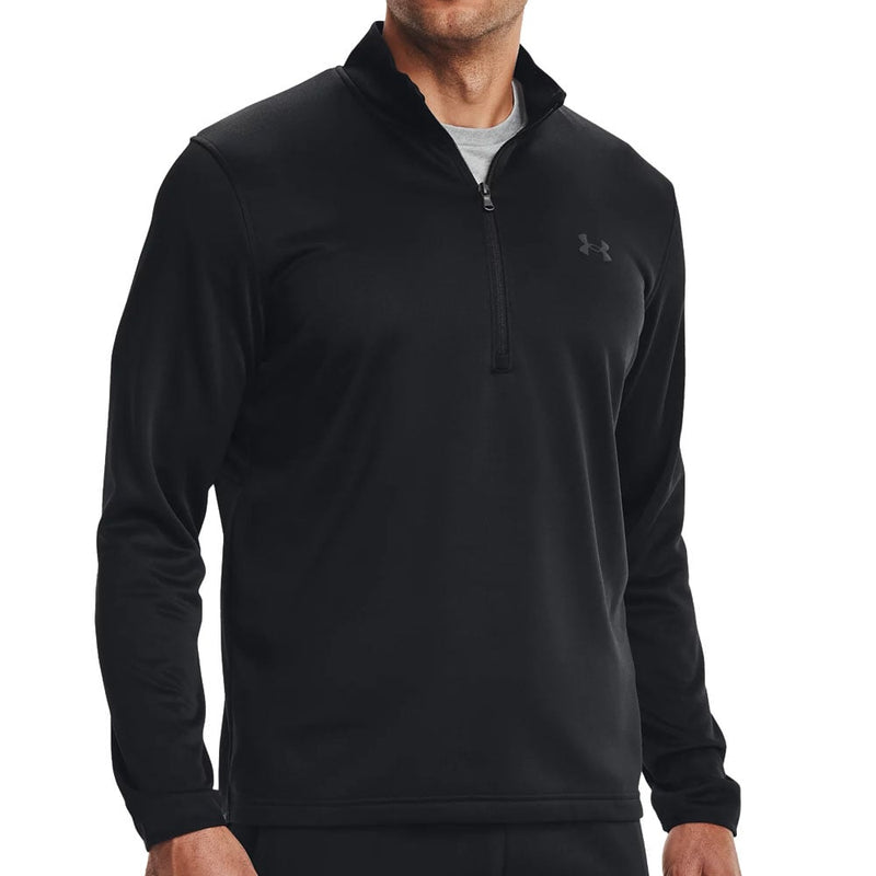 Under Armour Fleece 1/2 Zip Pullover - Black