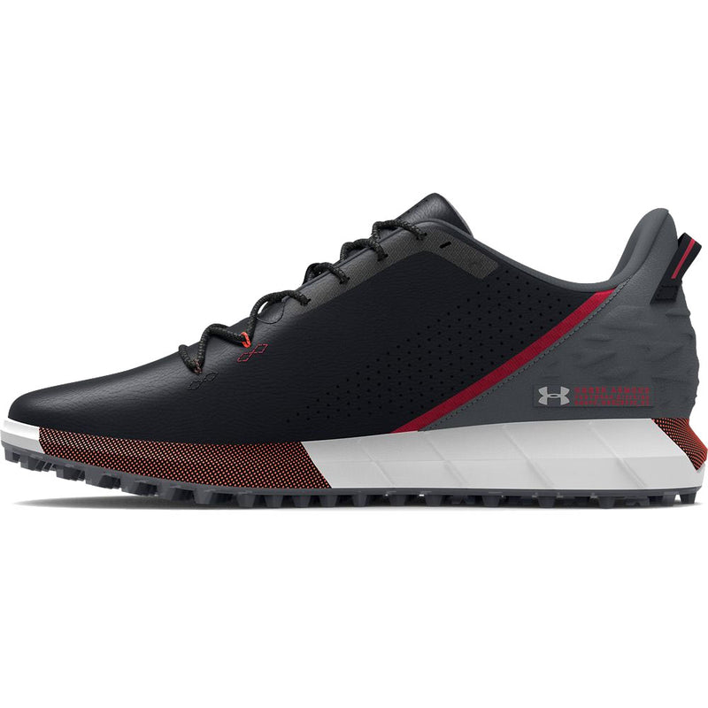 Under Armour HOVR Drive Wide Fit Waterproof Spikeless Shoes - Black/Pitch Grey