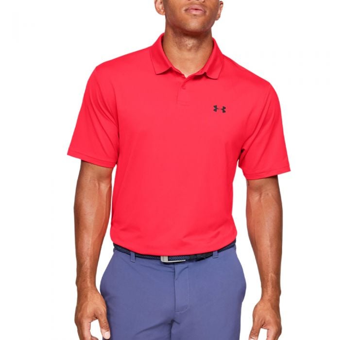 Under Armour Performance 2.0 Golf Polo Shirt - Red