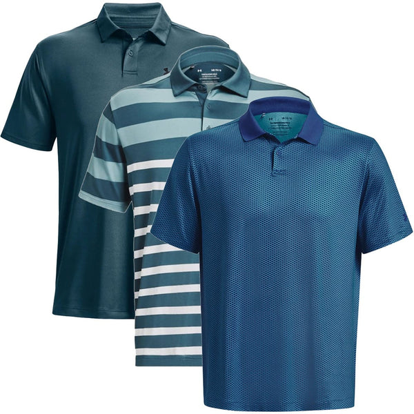 Under armour online performance stripe polo