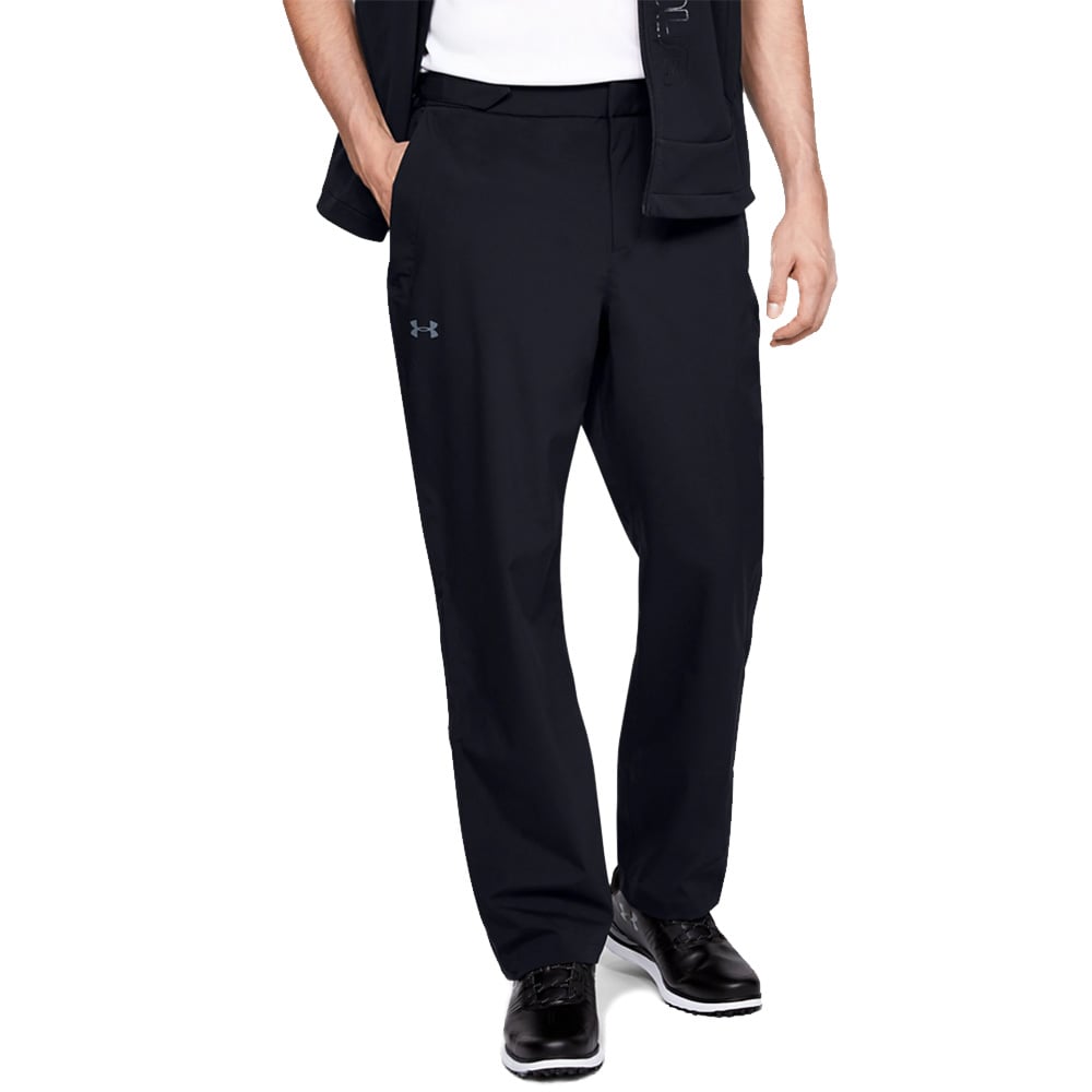 Under Armour Elements Waterproof Rain Trousers Black