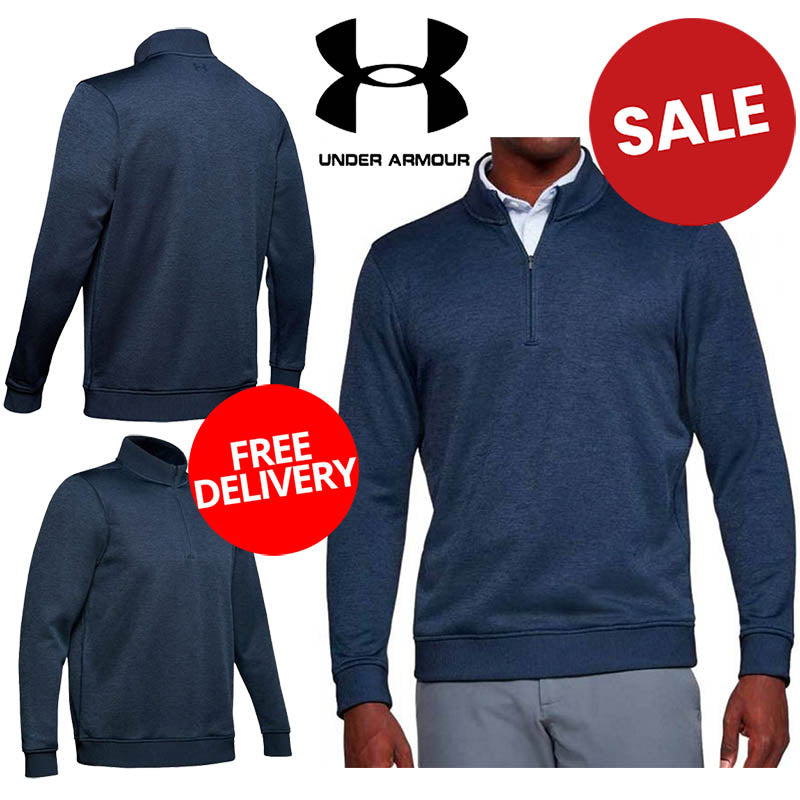 Under Armour Quarter Zip Sweater Fleece - Academy Blue