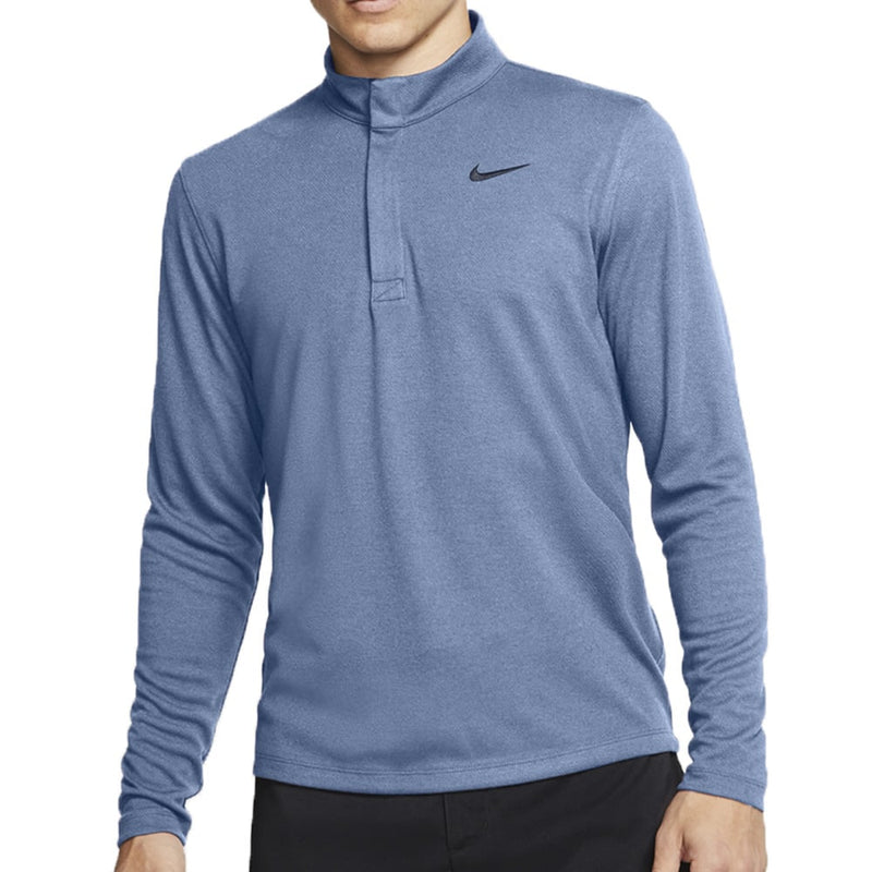 Nike Dry Victory 1/2 Zip Golf Sweater - Hydrogen Blue