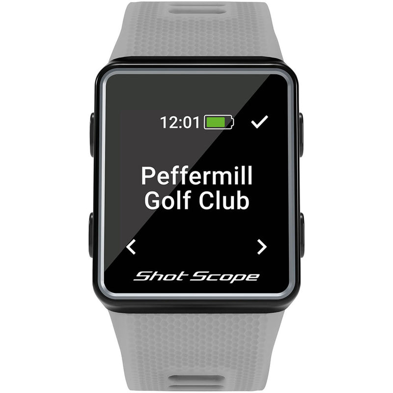 Shot Scope V3 GPS Golf Watch & Performance Tracker - Grey