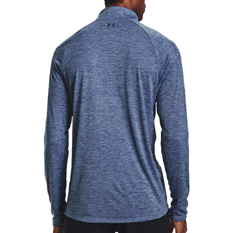 Under Armour Tech 2.0 1/2 Zip Pullover - Mineral Blue/Black