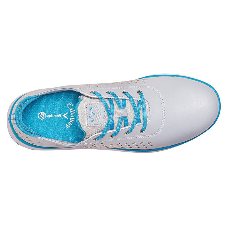 Callaway Halo Diamond Ladies Spikeless Shoe - Grey/Blue