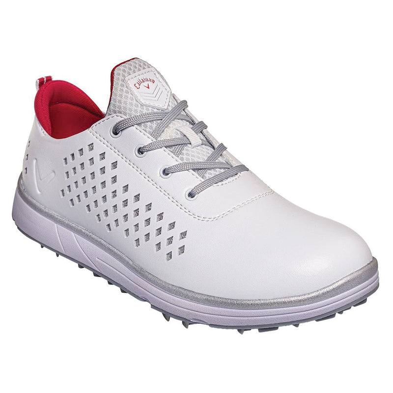 Callaway Halo Diamond Ladies Spikeless Shoe - White/Pink