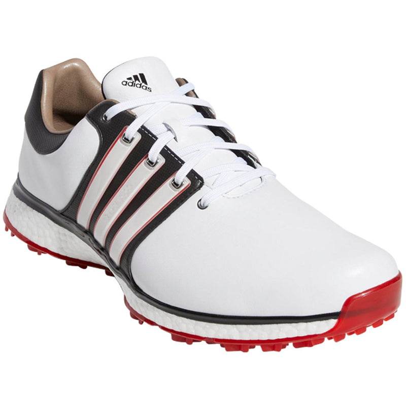 adidas Tour 360 XT SL Spikeless Shoes - White/Black/Red