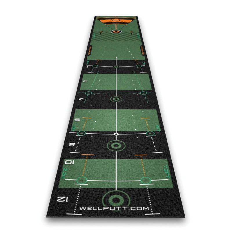 WellPutt Premium 3m Putting Mat