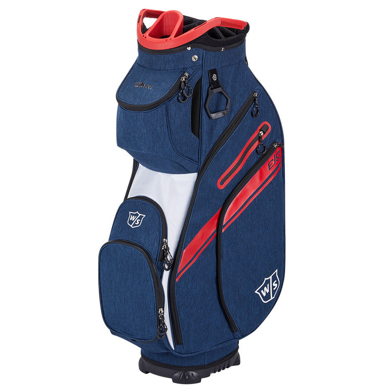 Wilson EXO II Cart Bag - Navy/White/Red