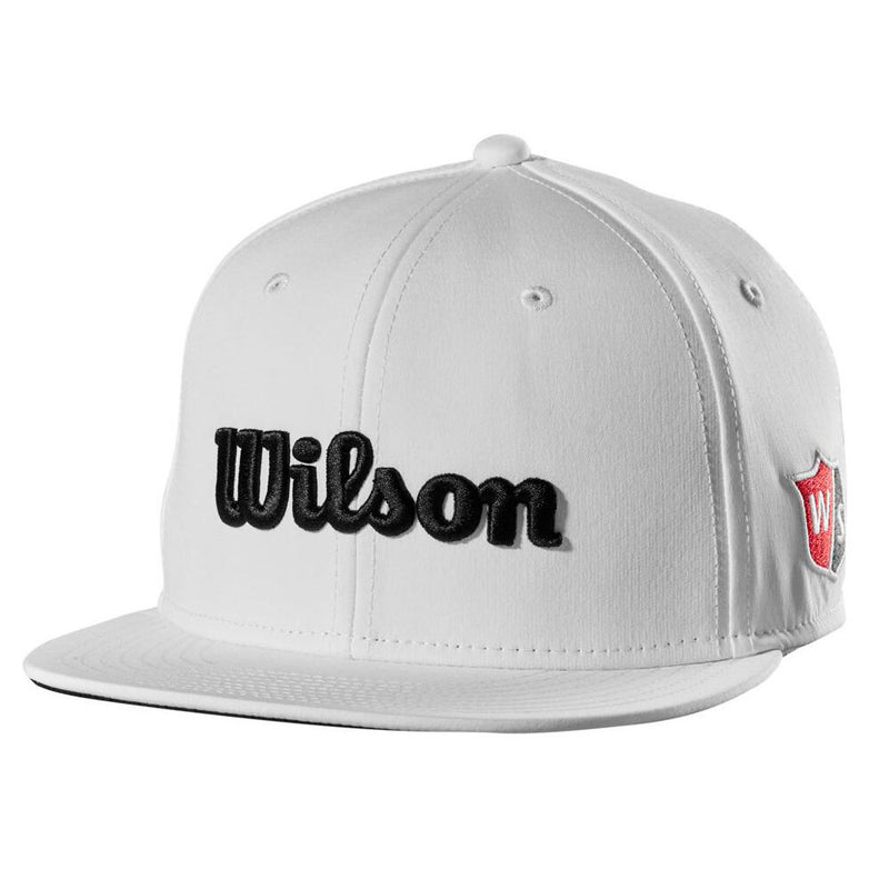 Wilson Junior Flat Brim Cap - White