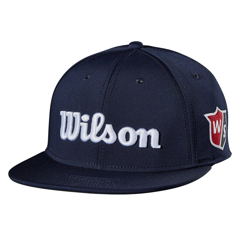 Wilson Tour Flat Brim Cap - Navy