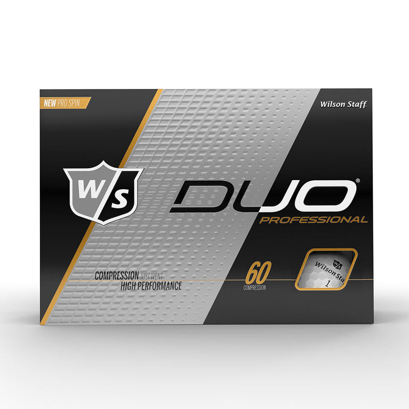 Wilson Duo Professional White Golf Balls - 12 Pack