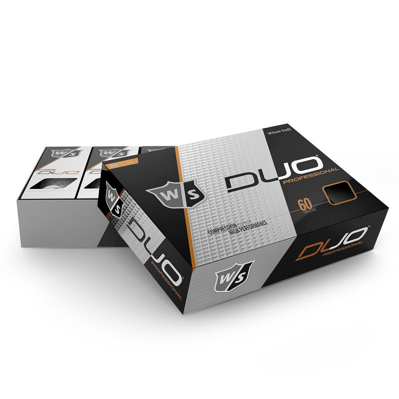 Wilson Duo Professional White Golf Balls - 12 Pack