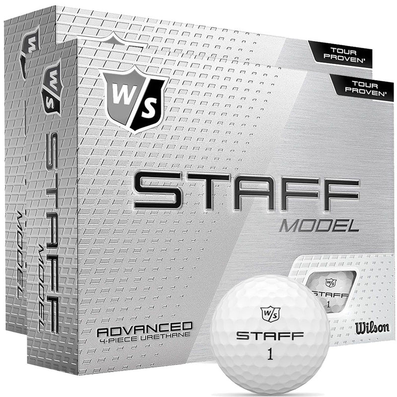 Wilson Model Golf Balls - White - Double Dozen