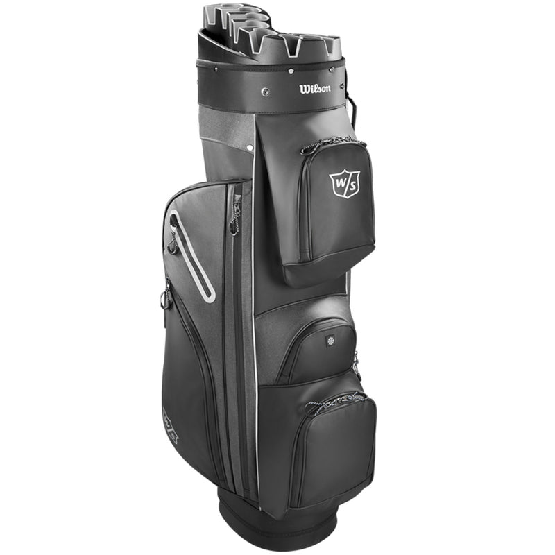 Wilson I-Lock Dry Cart Bag - Black/Silver