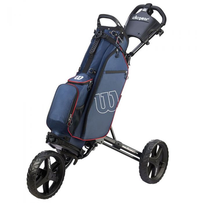 Wilson Prostaff Stand Bag - Navy/Red