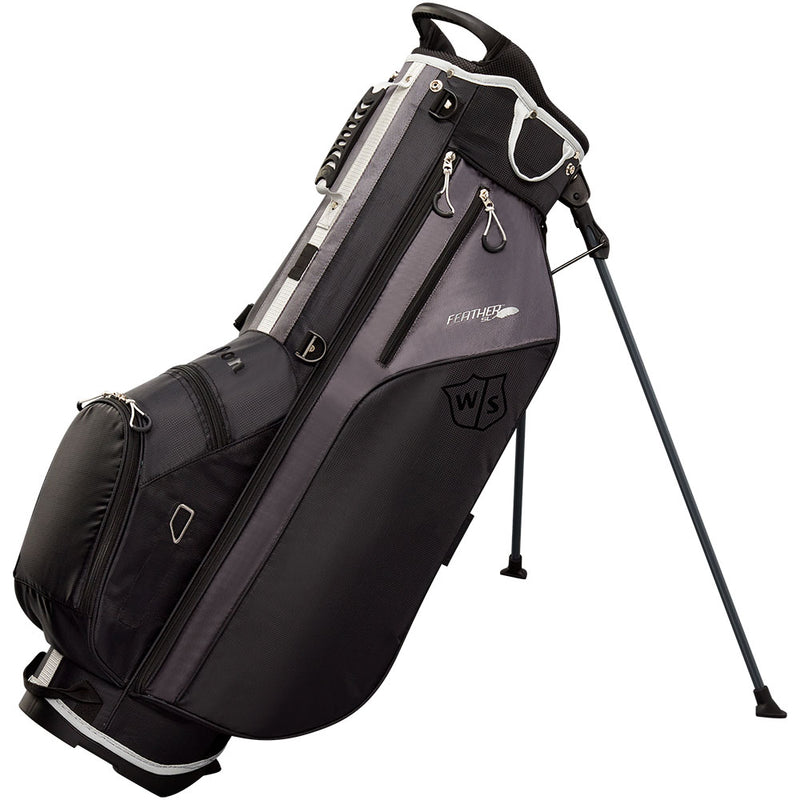 Wilson Feather Stand Bag - Black/Charcoal/Silver