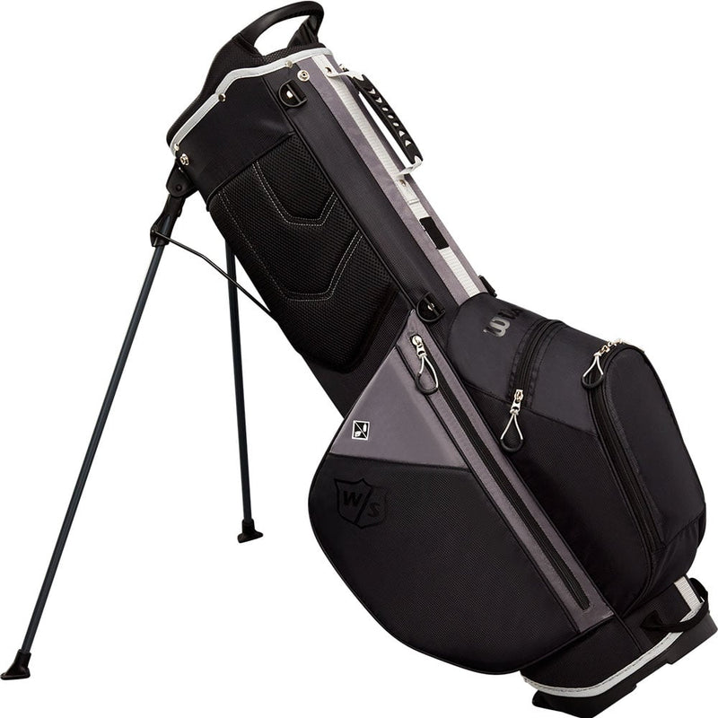 Wilson Feather Stand Bag - Black/Charcoal/Silver