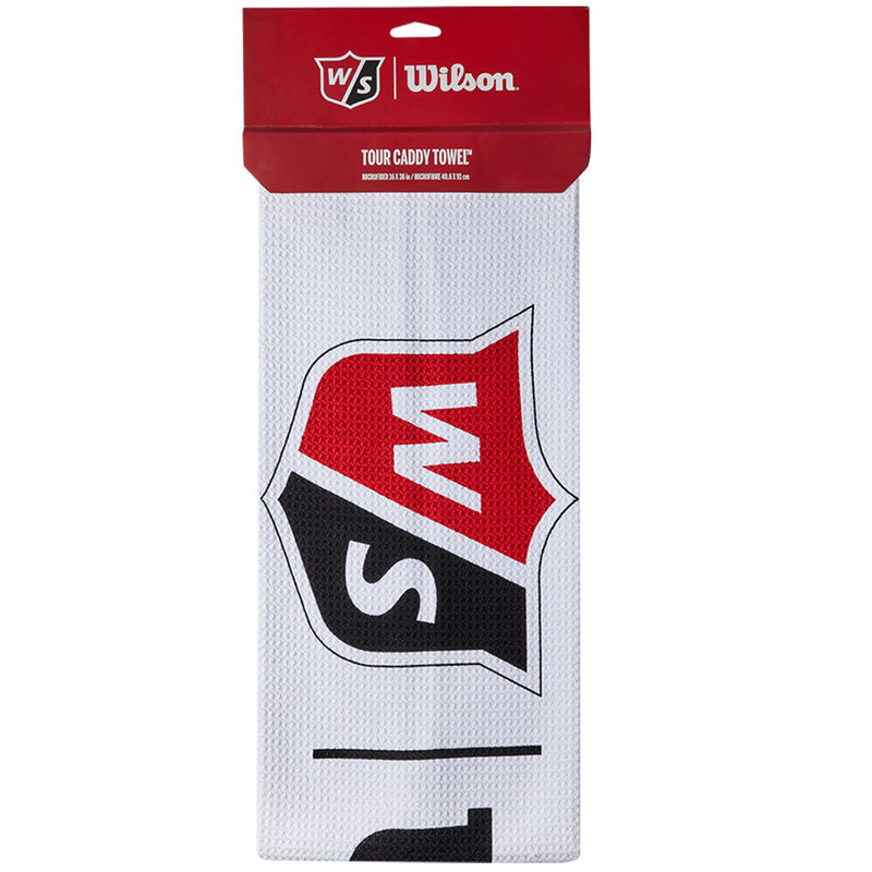 Wilson Tour Caddy Towel - White