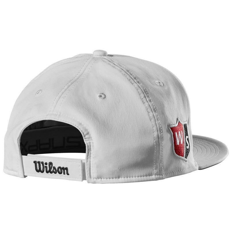 Wilson Tour Flat Brim Cap - White