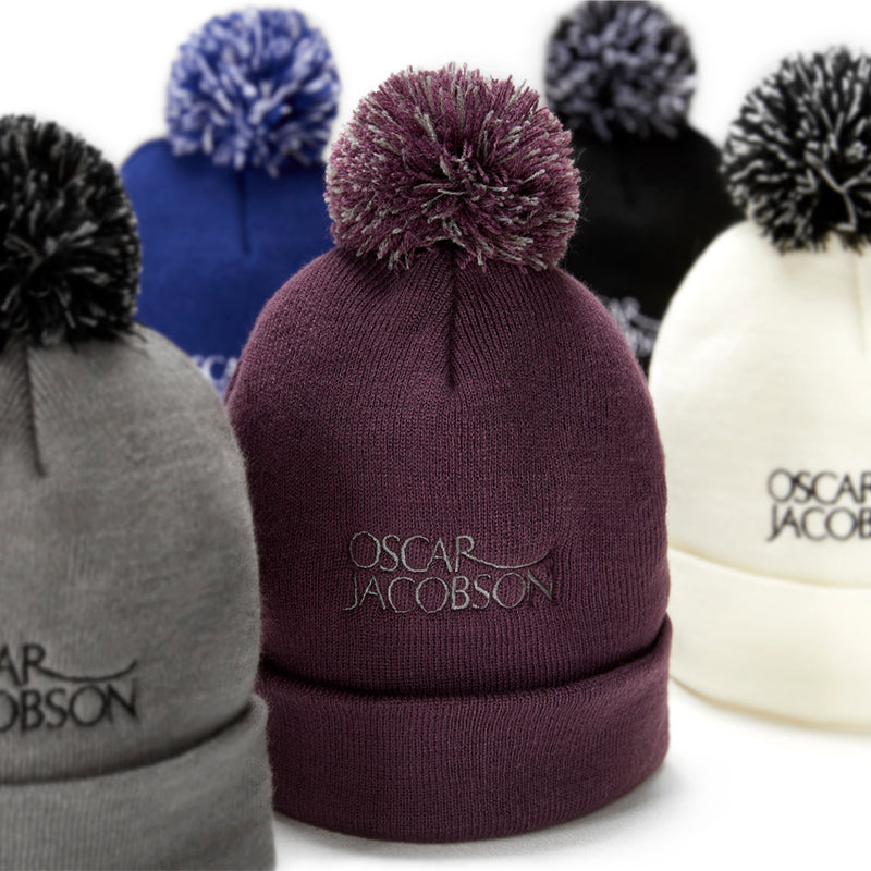 Oscar Jacobson Knitted Hat II - Plum