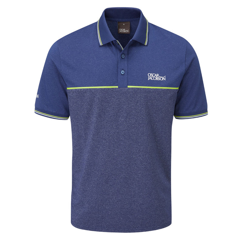 Oscar Jacobson Belford Polo Shirt - Navy Marl