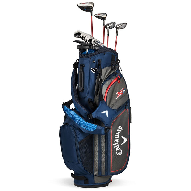 Callaway XR 13-Piece Stand Bag Package Set - Navy/Silver - Steel