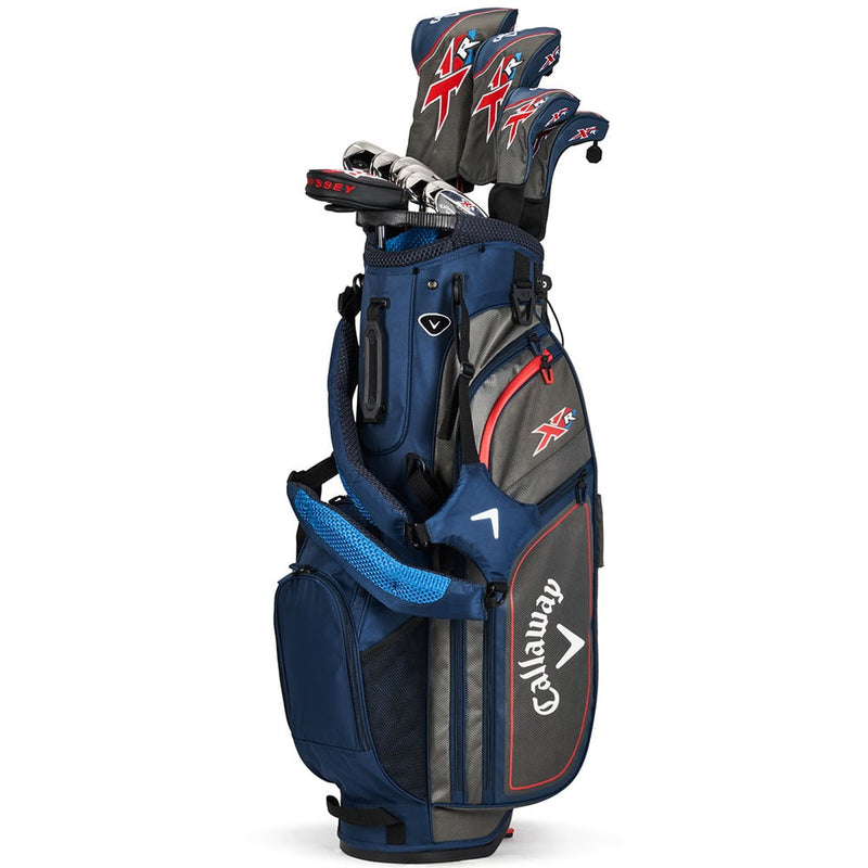 Callaway XR 13-Piece Stand Bag Package Set - Navy/Silver - Steel