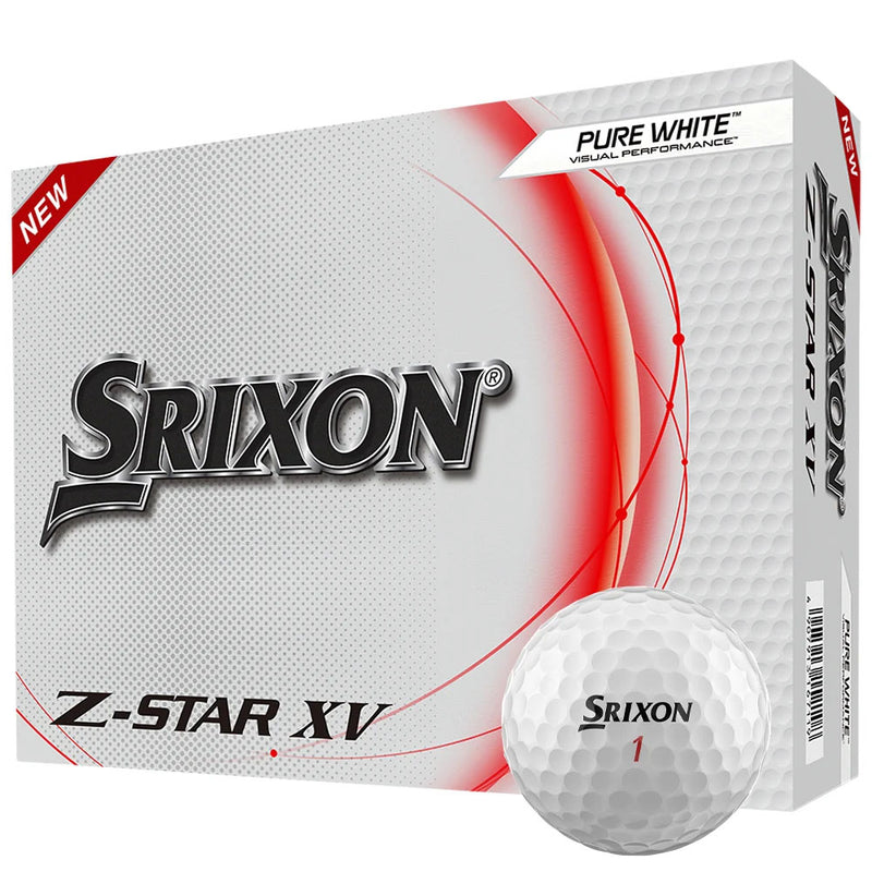 Srixon Z-Star XV Golf Balls - Pure White - 4 For 3 Dozen