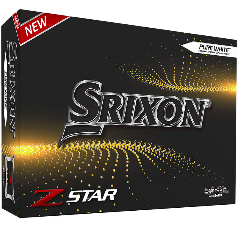 Srixon Z-Star 7 Golf Balls - Pure White - 12 Pack