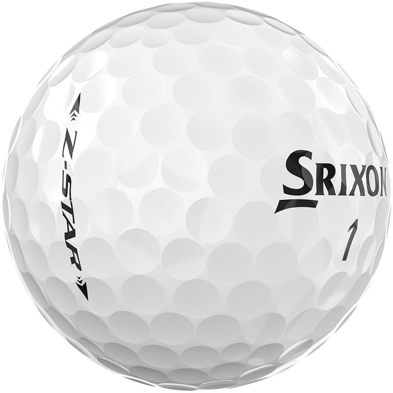 Srixon Z-Star 7 Golf Balls - Pure White - 12 Pack