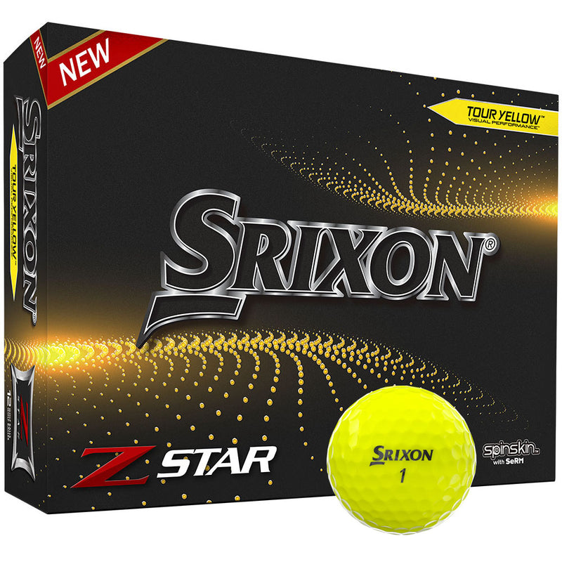 Srixon Z-Star 7 Golf Balls - Tour Yellow - 12 Pack